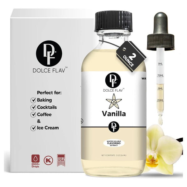 Extracto De Vainilla 60 Ml Premium Sin Azúcar Ideal Para Postres Y Bebidas