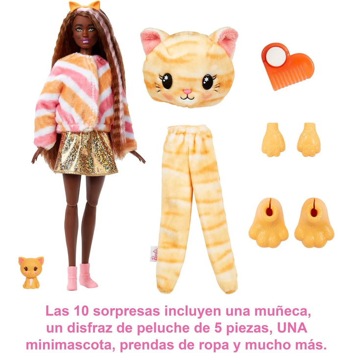 Barbie Cutie Reveal Muñeca Peluche 29 Cm - Imagen 3