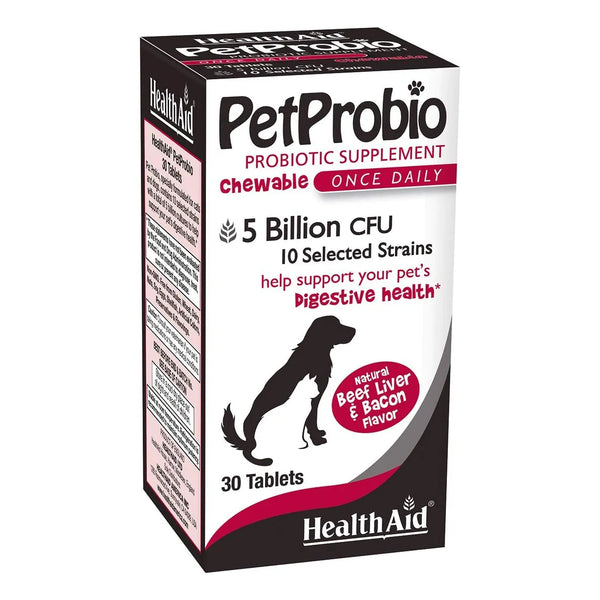 Probióticos 5 Mil Millones 10 Cepas Para Mascotas Salud Digestiva Sabor Res