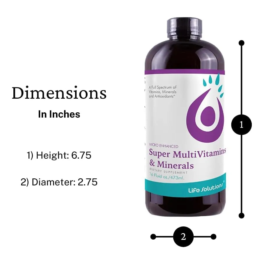 Multivitaminas Minerales Naturales Liquidas 473 Ml Energia Y Defensas