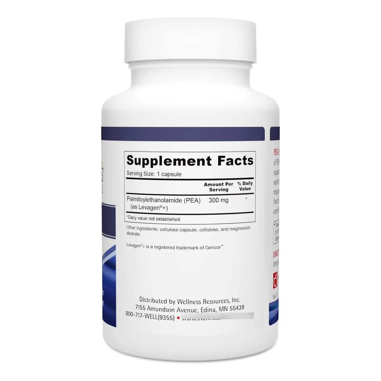 Guisante Ultra Con Levagen 300 Mg Palmitoiletanolamida Alta Absorción 60 Cápsulas