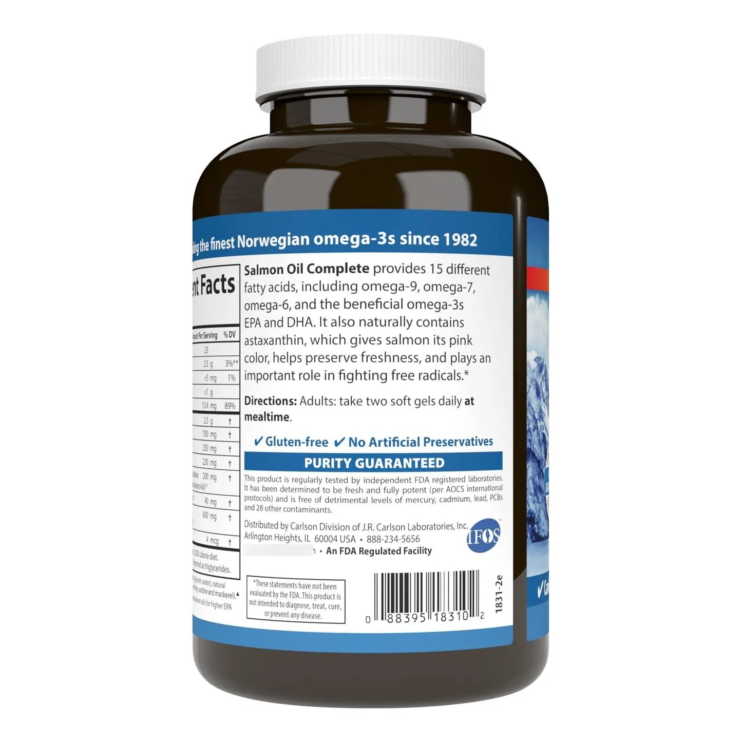 Aceite De Salmon Completo 700 Mg Omega 3 Astaxantina 120 Geles Blandos