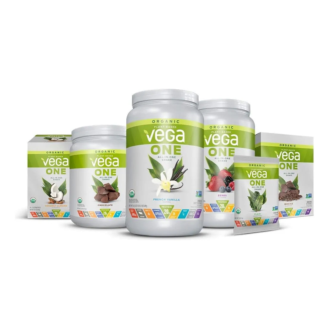 Proteína Vegana Vega One Orgánica Con Superalimentos Y Probióticos