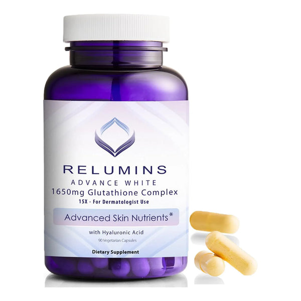 Complejo De Glutatión 1650 Mg Con Ácido Hialurónico Y Antioxidantes Piel Radiante