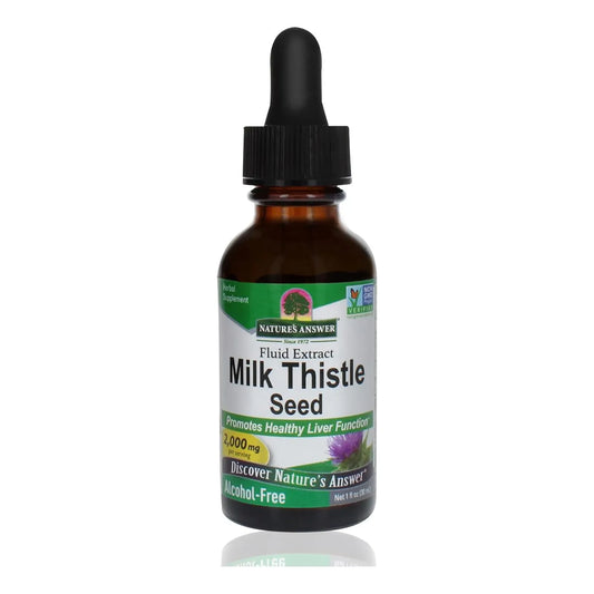 Extracto Liquido De Cardo Mariano 30ml Nature's Answer Salud Hepatica