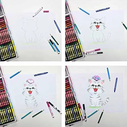 Set De Crayolas Artisticas Crayola Inspiration 140 Piezas Para Niños Creativos