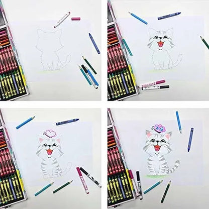 Set De Crayolas Artisticas Crayola Inspiration 140 Piezas Para Niños Creativos
