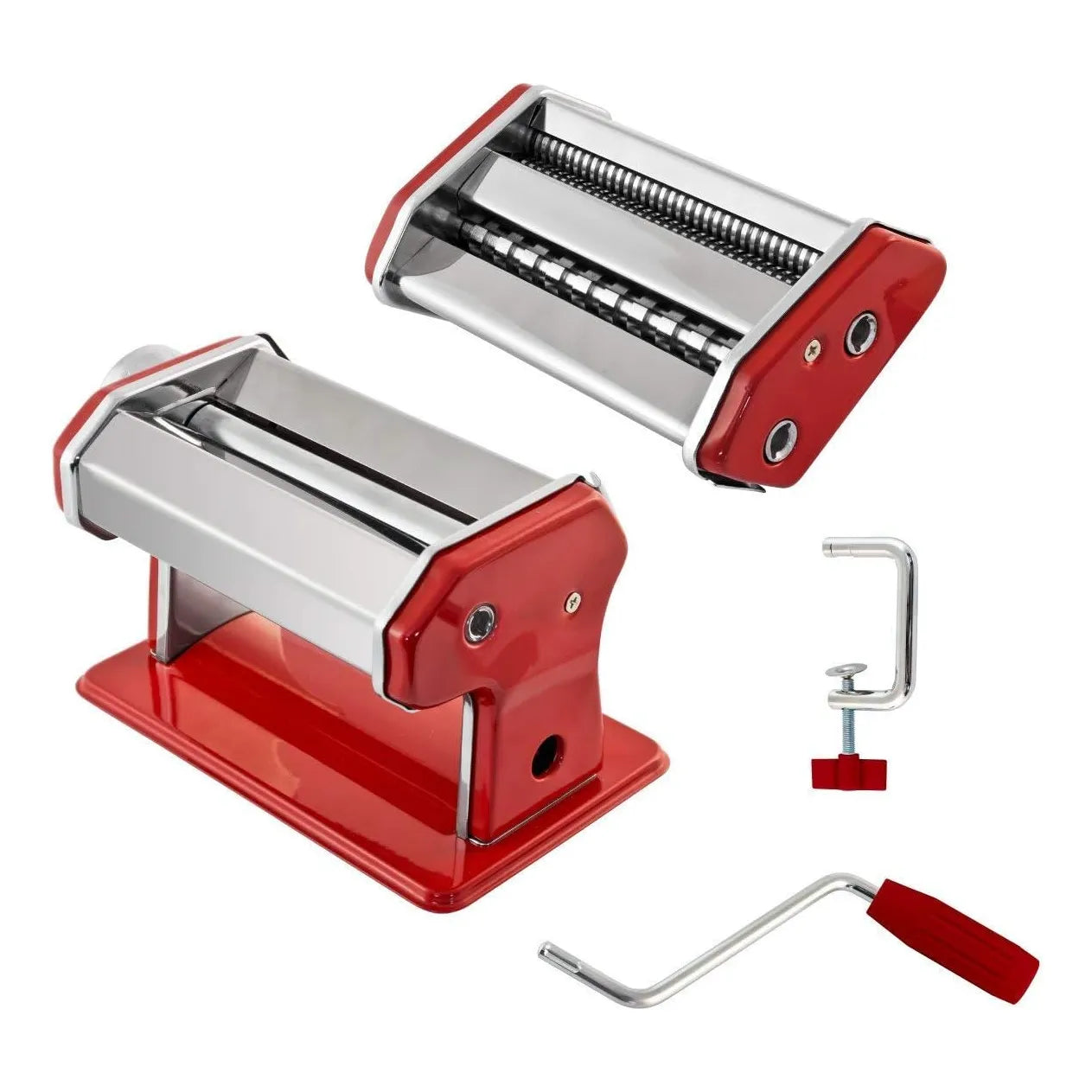 Maquina Para Hacer Pasta Acero Inoxidable Gourmex 7 Ajustes Grosor