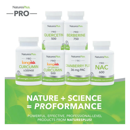 Natures Plus Pro Longvida Curcumina 1000 Mg 60 Mini Pestañas Antioxidante Sin Omg Vegano