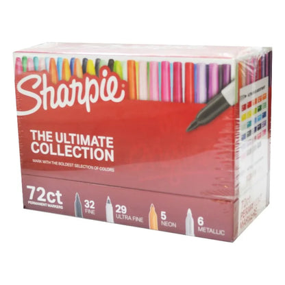 Sharpie X72 Marcadores Punta Fina Y Ultrafina Bunny Toys Set De 72 Unidades Colores Neón Y Metálicos