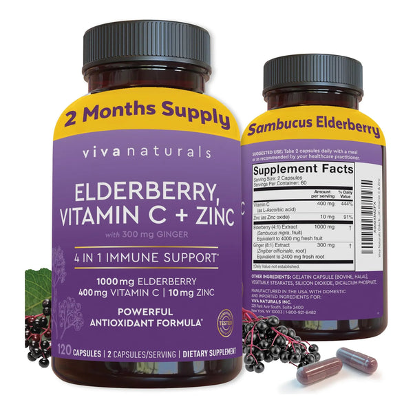 Bayas De Saúco Orgánicas 1 Libra Superfruta Para Tés Y Defensa Inmunológica