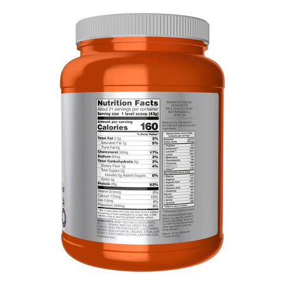 Proteína De Suero De Leche En Polvo Sabor Matcha Con BCAAs NOW Sports Nutrition 2 Libras