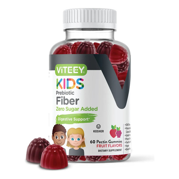 Gomitas De Fibra Prebiótica Para Niños Alivio Estreñimiento Salud Digestiva