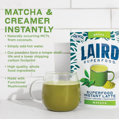 Instafuel Matcha Plus Creamer Polvo De Té Verde Matcha Latte Antioxidante Sin Lácteos Vegano