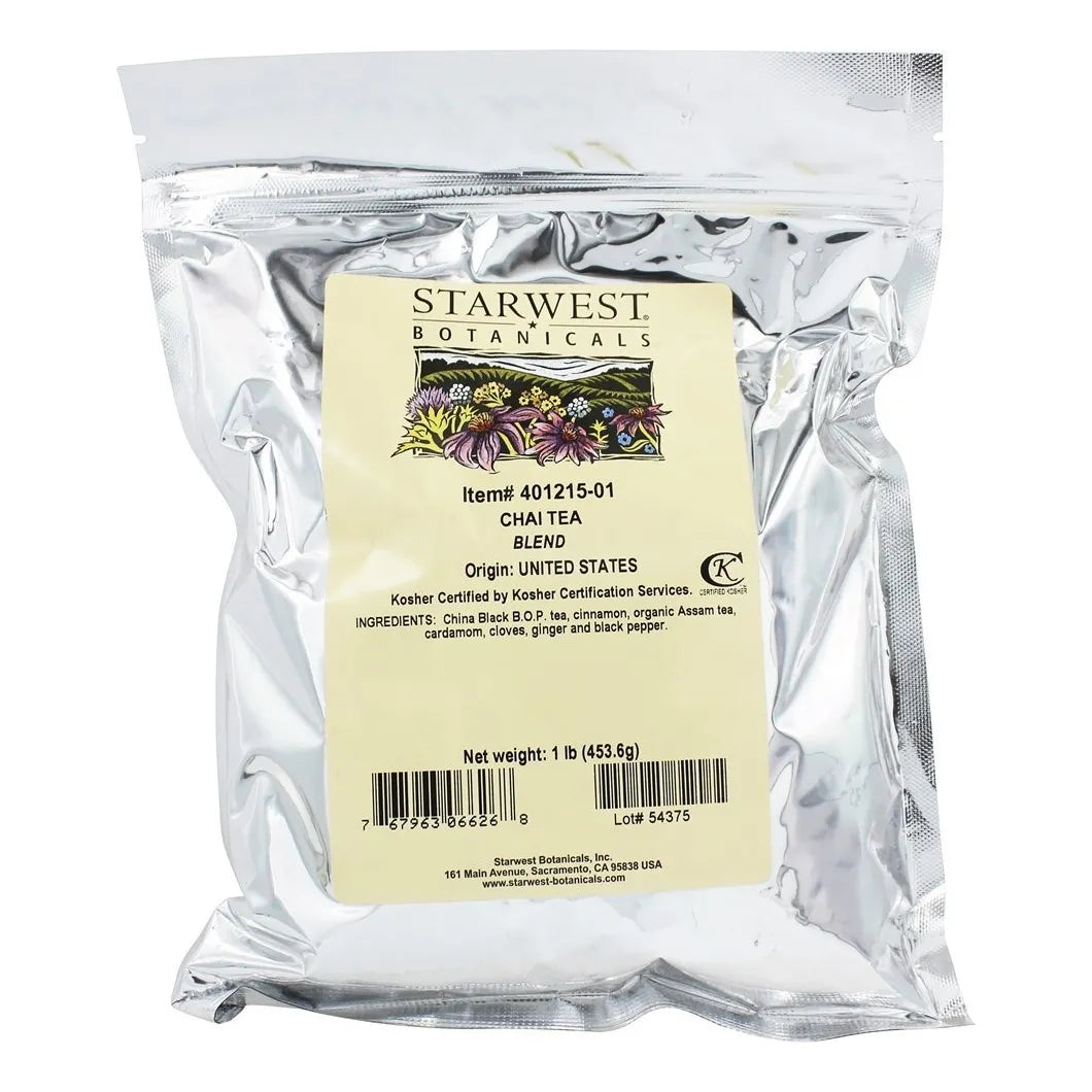 Té Chai Orgánico Aromático 100 Gramos Mezcla Especias Natura Importado Estados Unidos