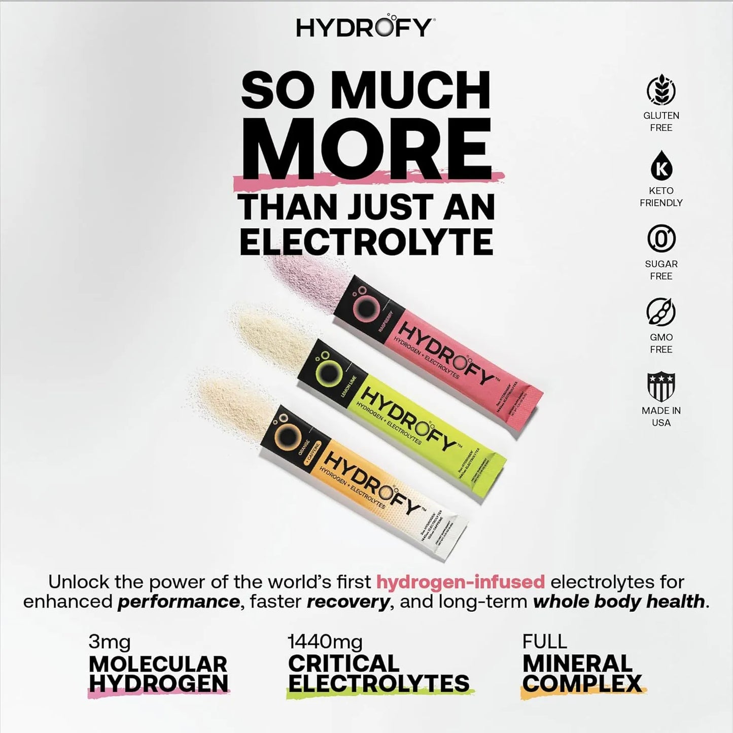 Bebida Hidratante Con Hidrogeno Y Electrolitos Sabor Citrico Recarga Energia Y Recuperacion Muscular