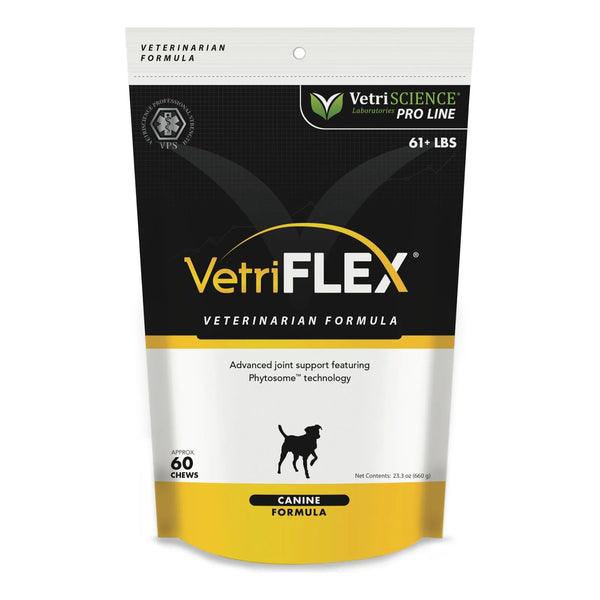 VetriFlex Suplemento Articular Masticable Para Perros Grandes Apoya Movilidad Y Flexibilidad
