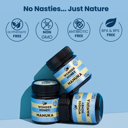 Miel Pura Cruda Manuka Certificada Mgo 300 500 Gramos Importado Estados Unidos