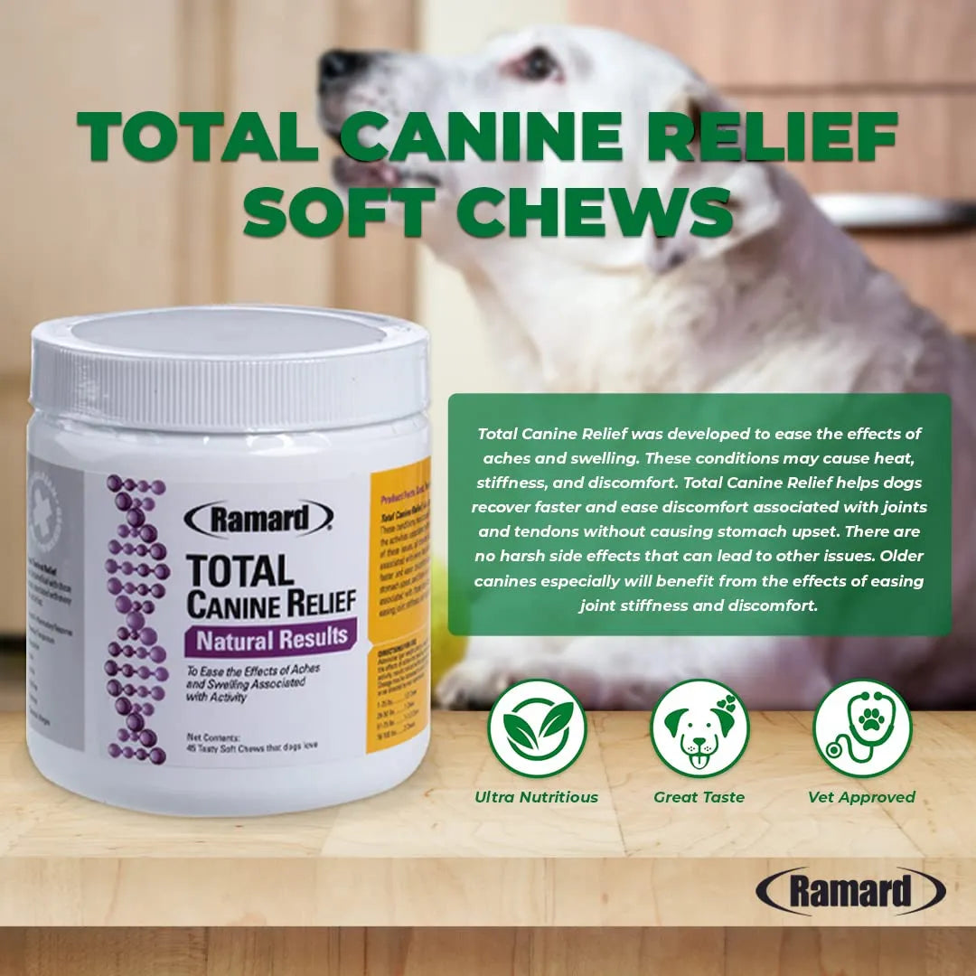 Masticables Suaves Para Alivio Total Canino Con Formula Muscular