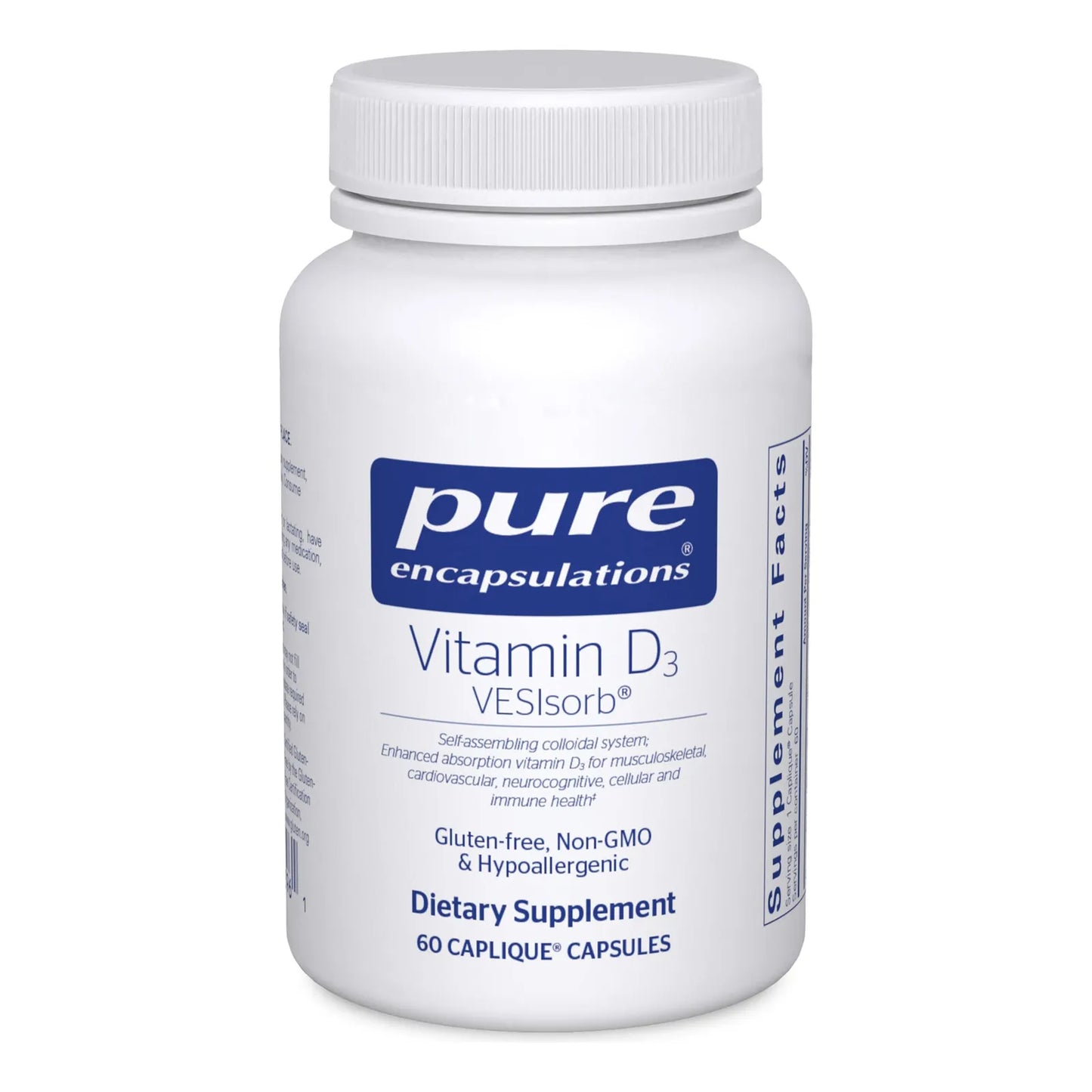 Vitamina D3 Vesisorb 60 Capsulas Suplemento Para Huesos Fuertes Y Salud Integral