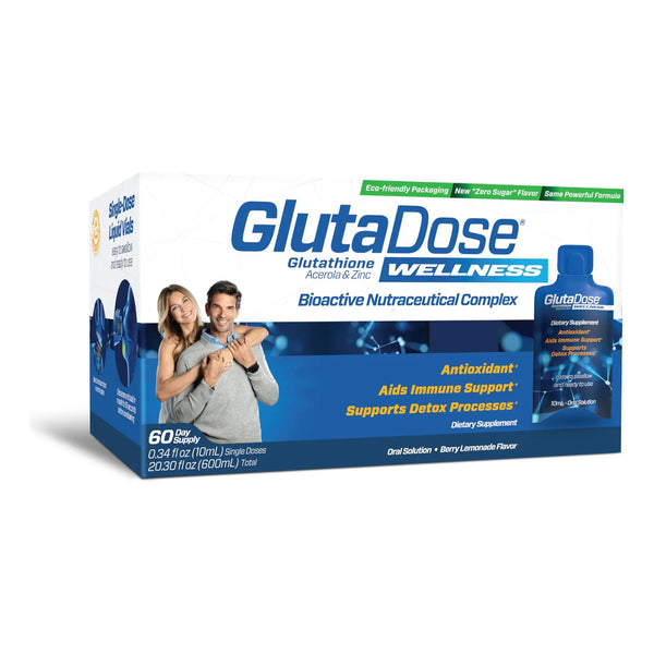 Kit Desintoxicación Diaria Glutatión Acerola Zinc 60 Viales Energía E Inmunidad