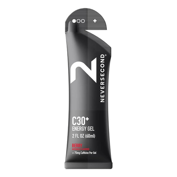 Gel Energético C30 Con Cafeína Para Triatlones Ironman Y Ciclismo Sabor A Baya 12 Unidades
