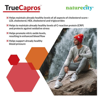 True Capros Amla Extracto Polifenol Antioxidante 60 Cápsulas Vegano Salud Cardiovascular