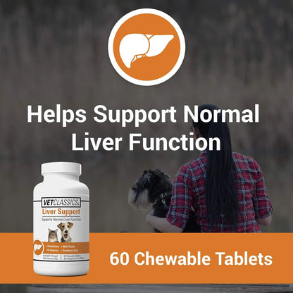 Tabletas Masticables Salud Para Perros Gatos Vitaminas B Glutatión Cardo Mariano