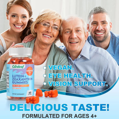 Gomitas Veganas De Luteina 12 Mg Con Zeaxantina Y Vitamina A Para Salud Ocular