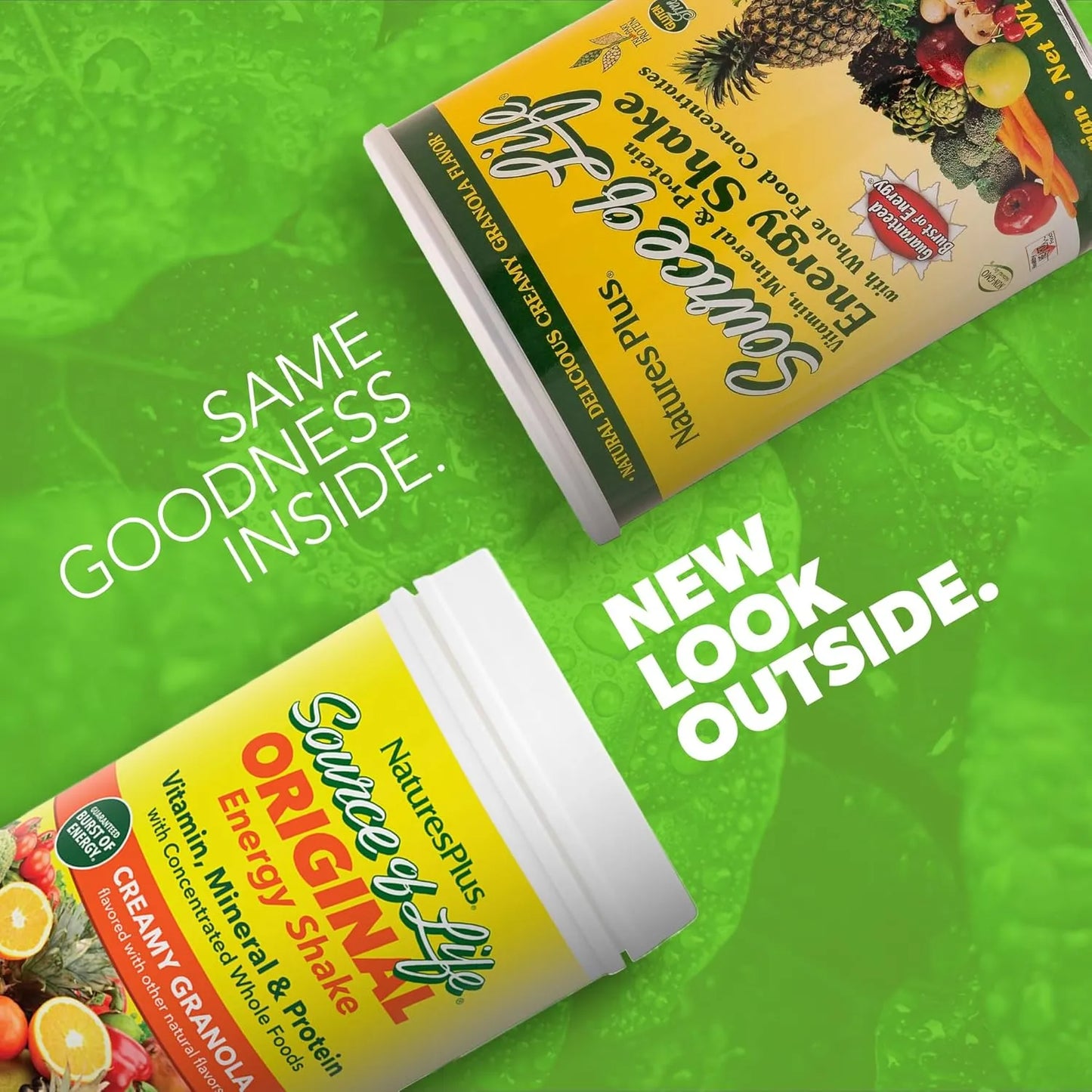 Batido Energético Multivitamínico Y Mineral Con Proteínas Sabor Granola 2.2 Lbs