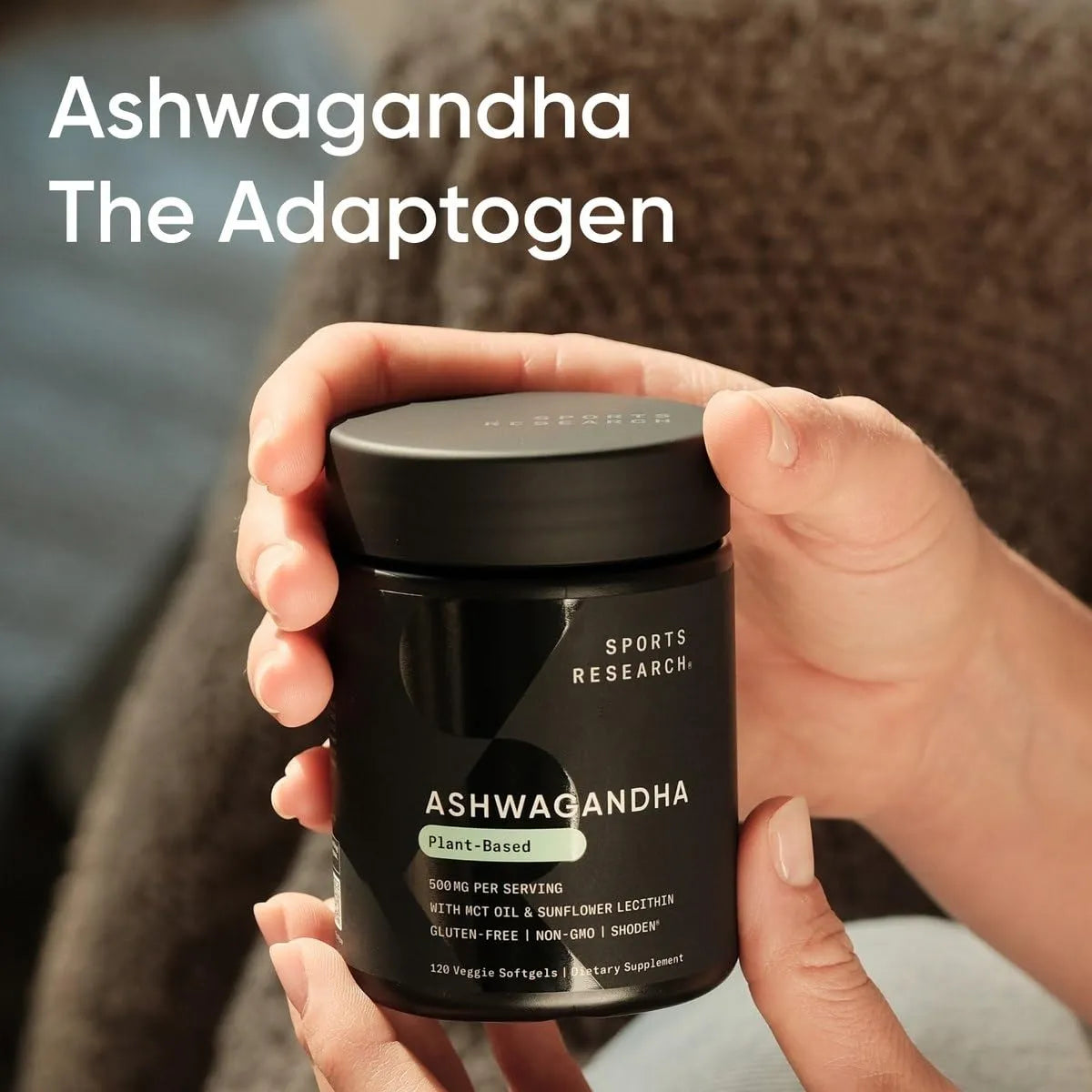 Cápsulas Blandas Ashwagandha Con Aceite De Coco MCT Para Relajación Y Sueño 60 Unidades