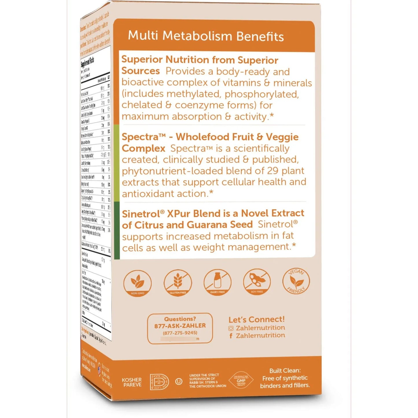 Multivitaminico Diario Con Apoyo Control Peso Hombres Mujeres 60 Capsulas