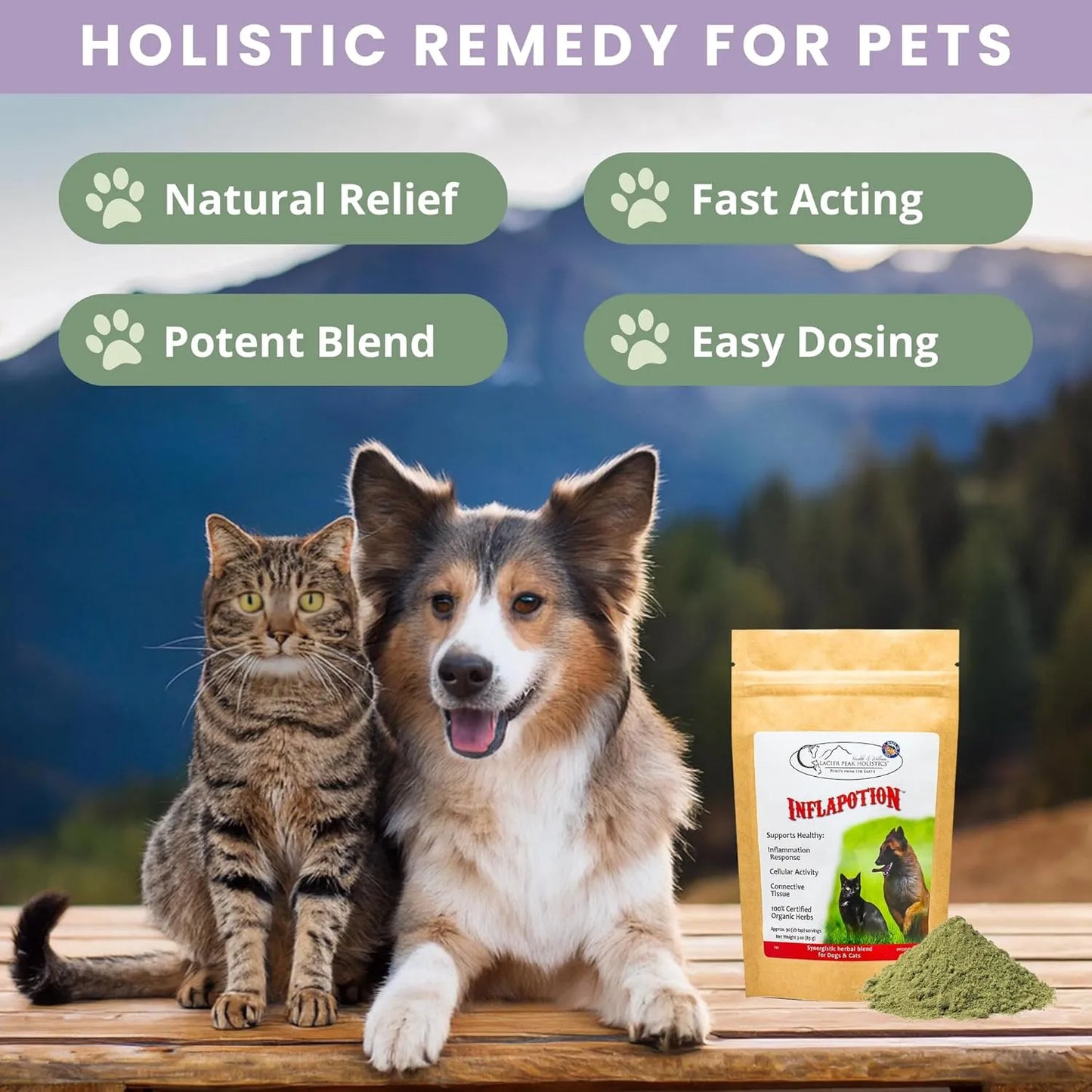 Antiinflamatorio Natural Para Perros Y Gatos Alivia Dolor Articulaciones Artritis Mejora Movilidad