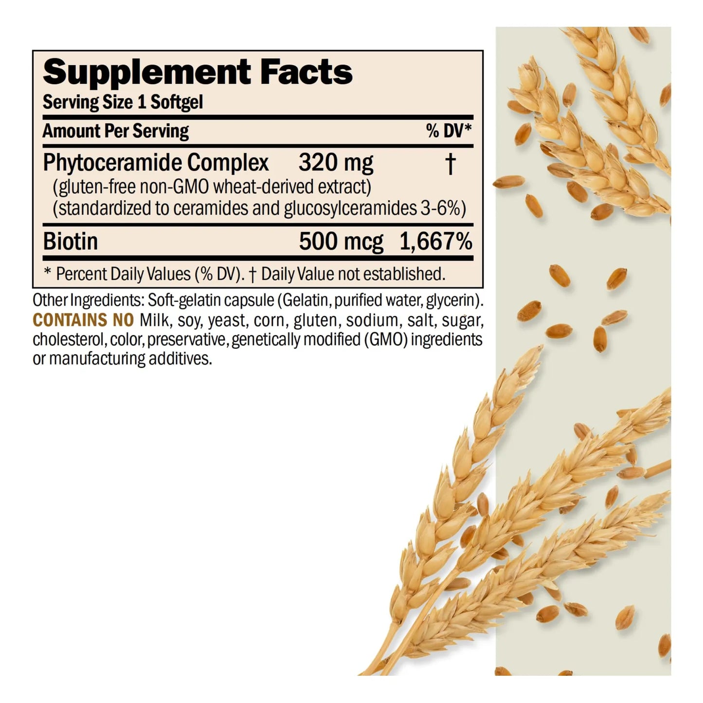 Phytoceramidas Con Biotina 60 Capsulas Hidratacion Piel Radiante