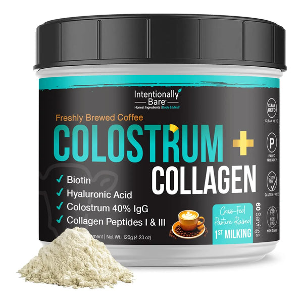 Calostro En Polvo Con Colageno Peptidos Y Biotina Para Piel Articulaciones E Intestinos