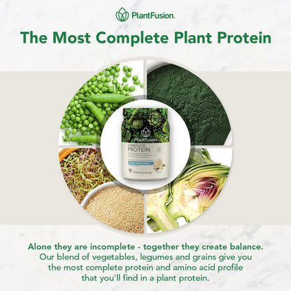 Proteina Vegetal Plant Fusion SP91/25 1000g Sabor Natural Sin Gluten Ni Lactosa