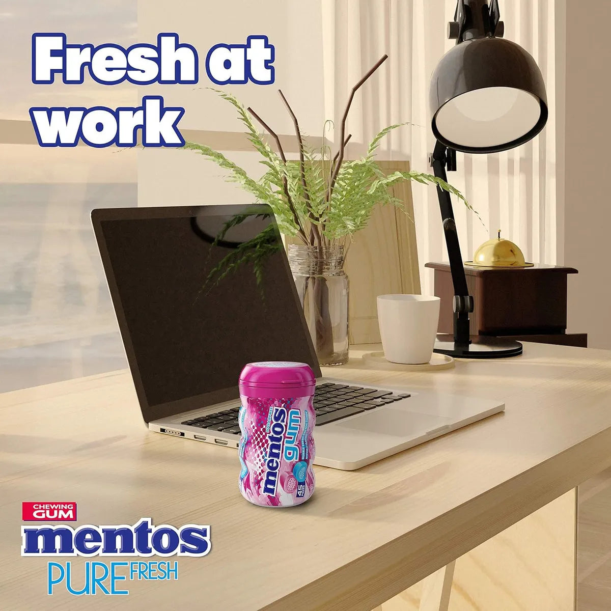 Mentos Pure Fresh Goma Mascar Sin Azucar Sabor Burbujas 300g Frescura Duradera Y Sabor Intenso