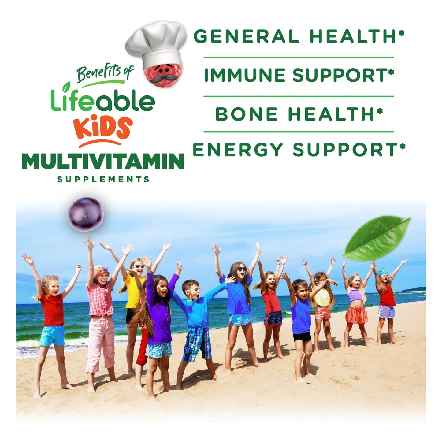 Multivitamínico Infantil Gomitas De Hierro 90 Unidades Sabor Delicioso
