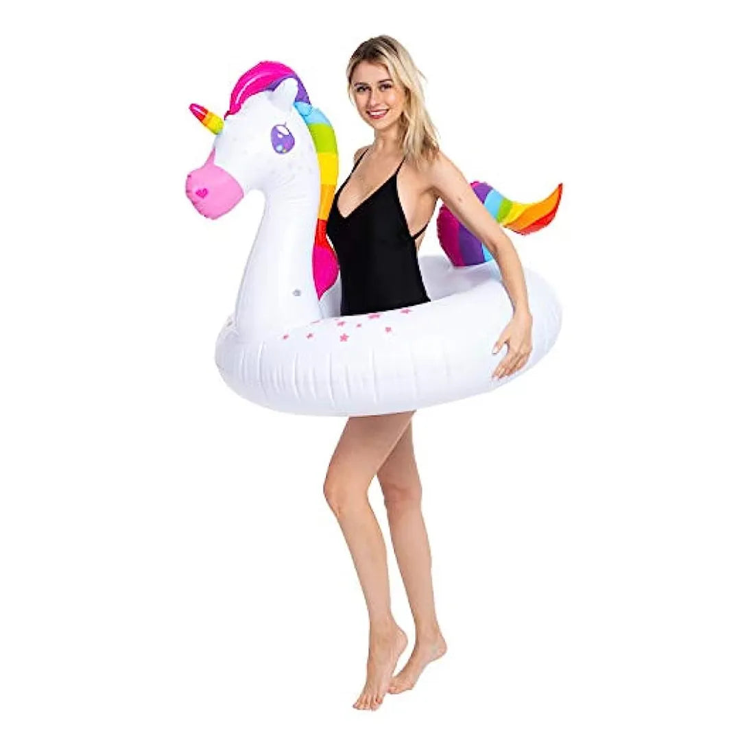 Flotador Inflable Joyin Flamencos Y Unicornios Diversion Segura En Piscina