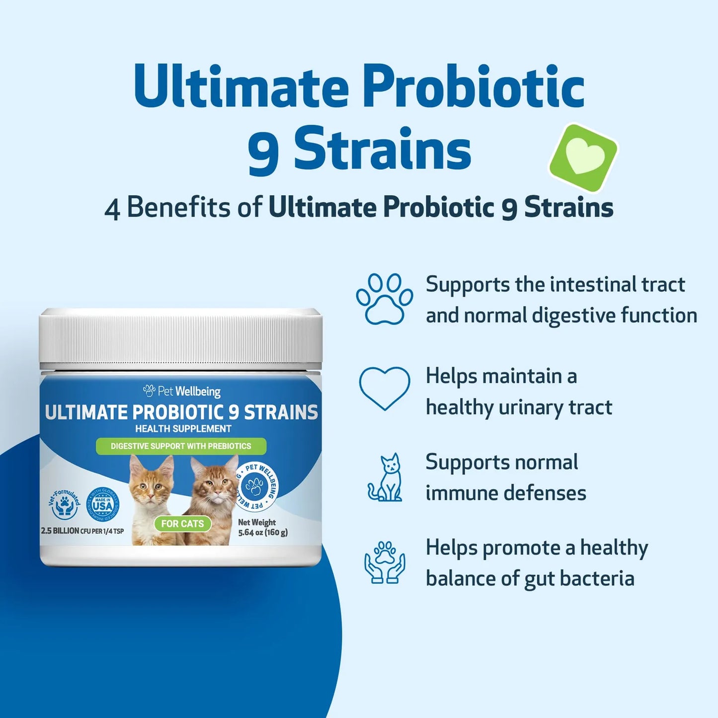 Probióticos Avanzados Para Gatos 9 Cepas Con Prebióticos Salud Intestinal E Inmunidad