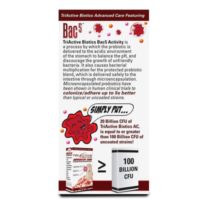 Probióticos TriActive Biotics 20 Mil Millones UFC Salud Digestiva E Inmunológica