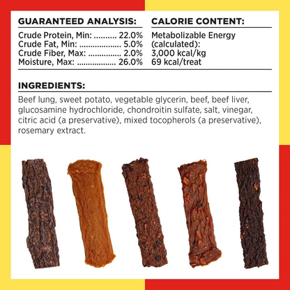 Golosinas Naturales Para Perros Sabor Salmón Res Pollo Soporte Articular Y Piel