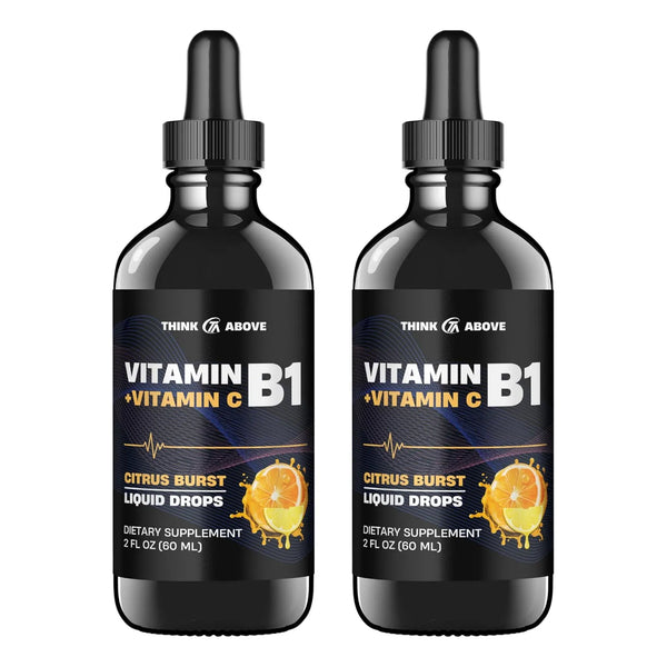 Gotas Líquidas De Vitamina B1 Y C Energía Y Salud Inmune 2 Onzas