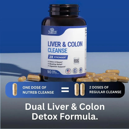 Limpieza De Hígado Y Colon 30 Días Fórmula Premium Con Cardo Mariano Y 25 Hierbas