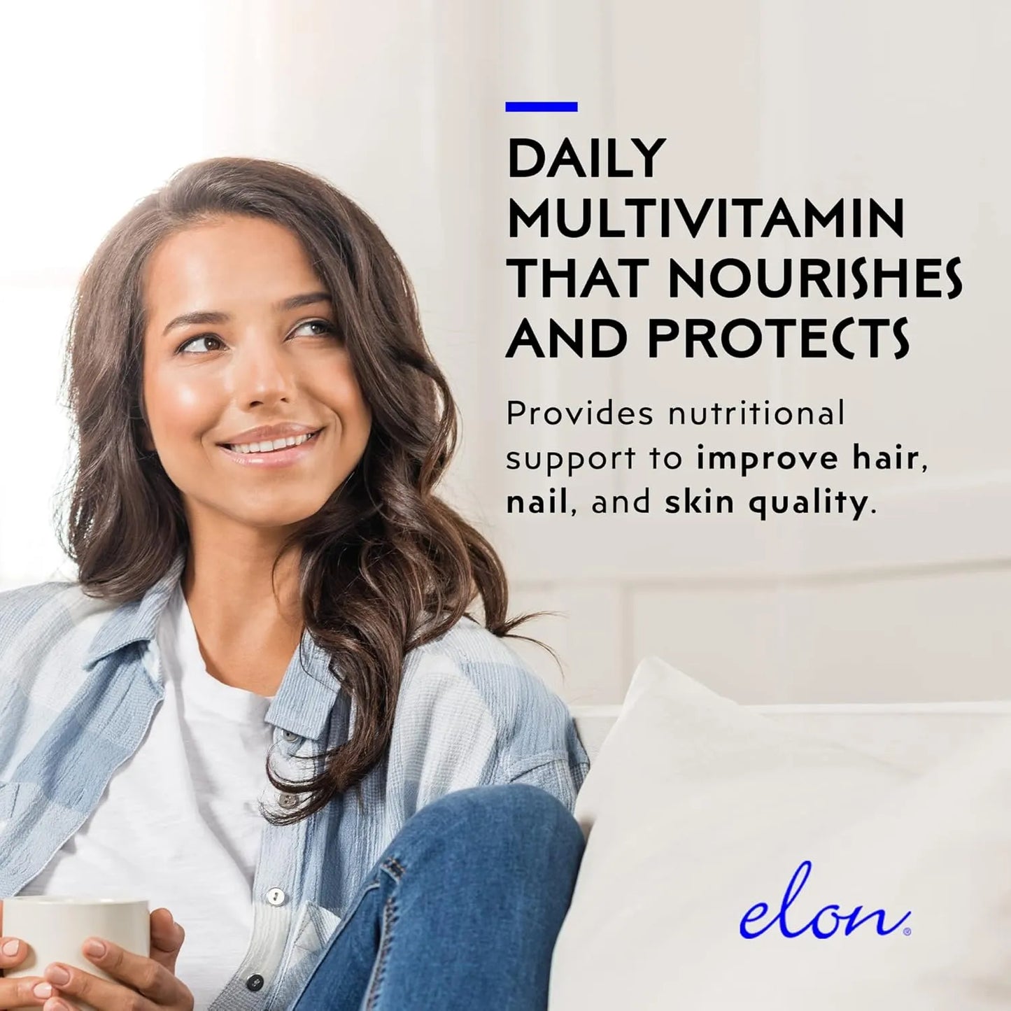 Multivitaminico Elon Matrix 5000 Para Cabello Piel Y Uñas Con Biotina Y Vitaminas