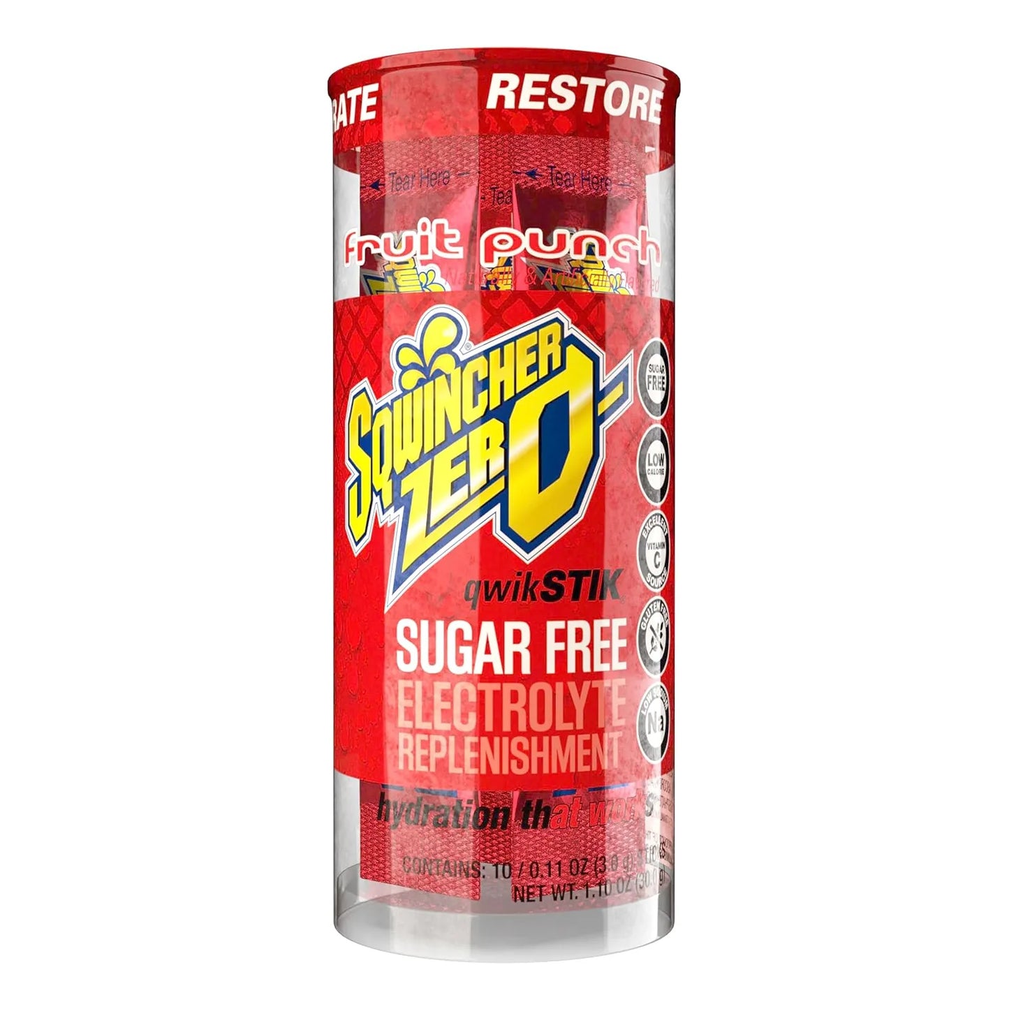 Bebida En Polvo Zero Qwik Stik Con Electrolitos Sabor Limonada Sin Azúcar