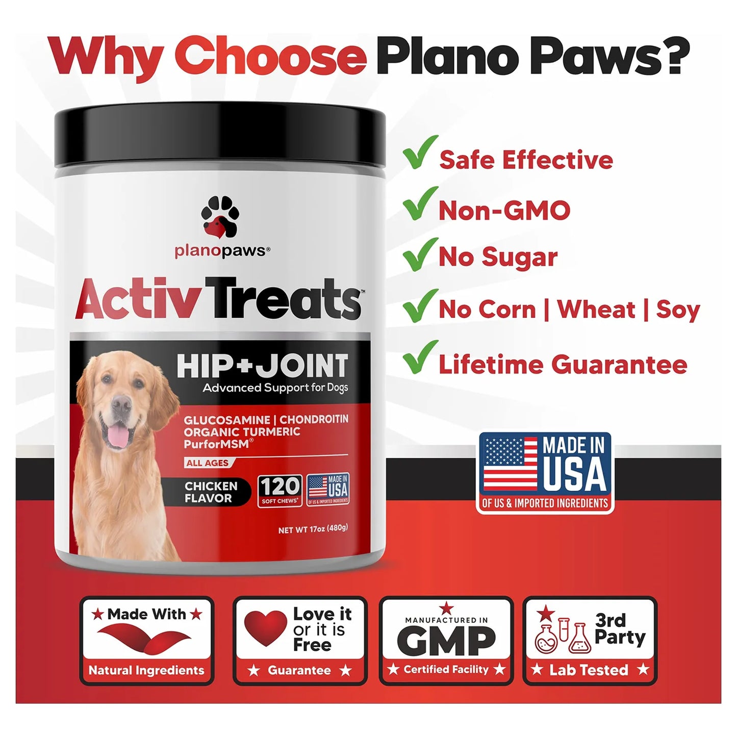 Masticables De Glucosamina Y Condroitina Para Perros Alivia Dolor Articular Y Mejora Movilidad