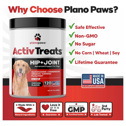 Masticables De Glucosamina Y Condroitina Para Perros Alivia Dolor Articular Y Mejora Movilidad