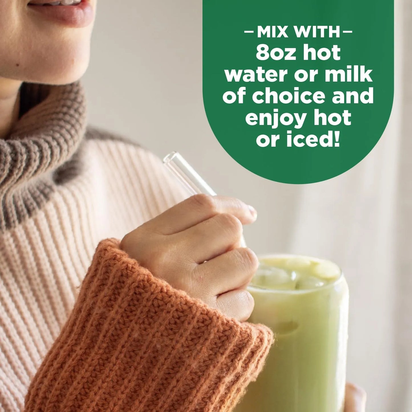 Matcha Latte Orgánico En Polvo 35 Porciones Sin Lacteos Keto Y Paleo
