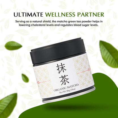 Polvo Matcha Orgánico Grado Ceremonial Japonés Shizuoka 31 G Ideal Para Té Lattes Y Postres